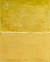 Yellow and Lemon with White Band By Mark Rothko (Inspired By)