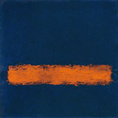 Blue with Orange Band By Mark Rothko (Inspired By)