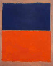Royal Blue and Orange By Mark Rothko (Inspired By)