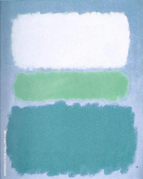 White Green and Teale By Mark Rothko (Inspired By)