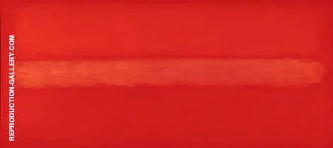 Crimson Line By Mark Rothko (Inspired By)