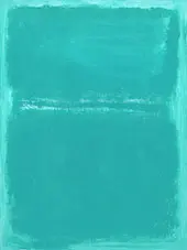 Aqua over Light Aqua By Mark Rothko (Inspired By)