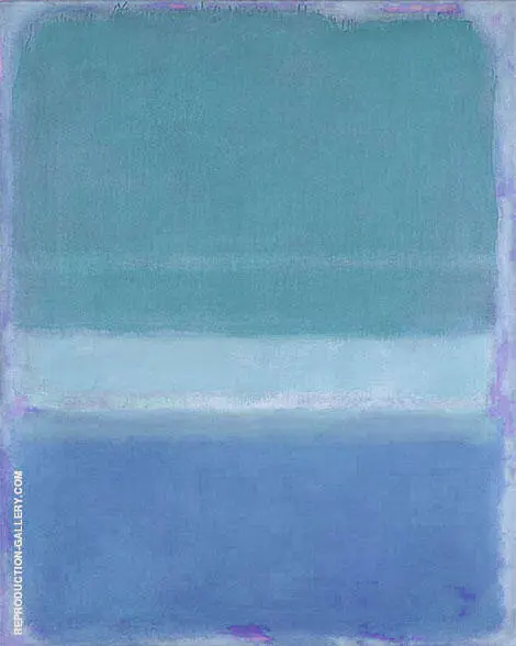 Blues over Violet By Mark Rothko (Inspired By)