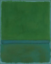 Green and Blue Portrait format By Mark Rothko (Inspired By)