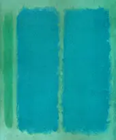 Aquamarine and Marine By Mark Rothko (Inspired By)