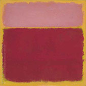 Pink over Plum Square By Mark Rothko (Inspired By)