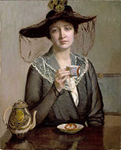 A Cup of Tea 1900 By Lilla Cabot Perry
