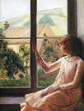 Child At the Window 1891 By Lilla Cabot Perry