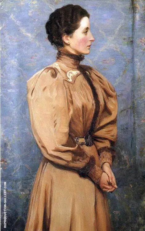 Portrait of Baronesss von R 1895 By Lilla Cabot Perry