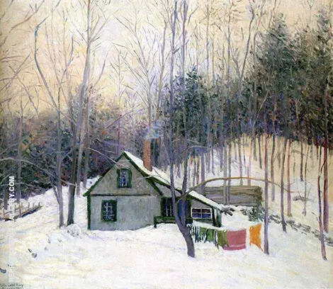 A Snowy Monday By Lilla Cabot Perry