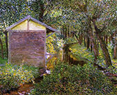 Brook and Wash House Giverny By Lilla Cabot Perry