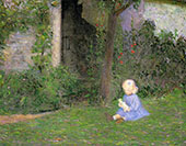 Child in a Walled Garden, Giveny By Lilla Cabot Perry