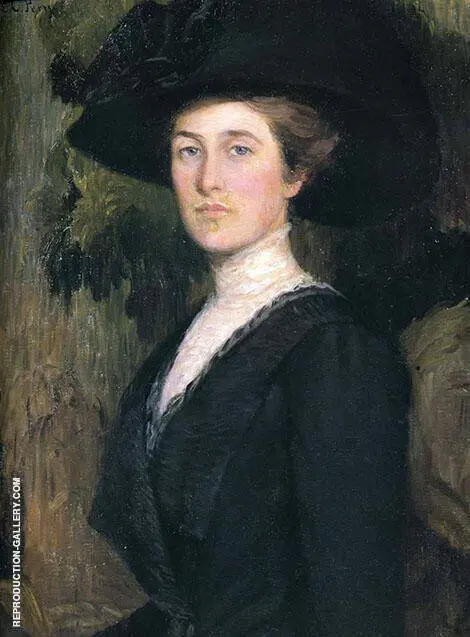 Portrait of Elizabeth Cabot Lyman By Lilla Cabot Perry