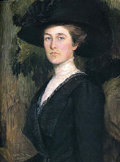 Portrait of Elizabeth Cabot Lyman By Lilla Cabot Perry