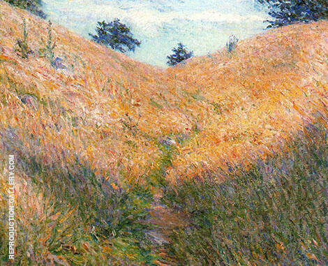 Giverny Hillside by Lilla Cabot Perry | Oil Painting Reproduction