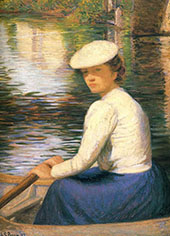 In a Boat 1907 By Lilla Cabot Perry