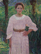 By the Brook Giverny By Lilla Cabot Perry