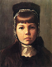 Margaret Perry with a Bonnet By Lilla Cabot Perry