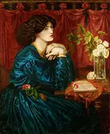Jane Morris The Blue Silk Dress By Dante Gabriel Rossetti