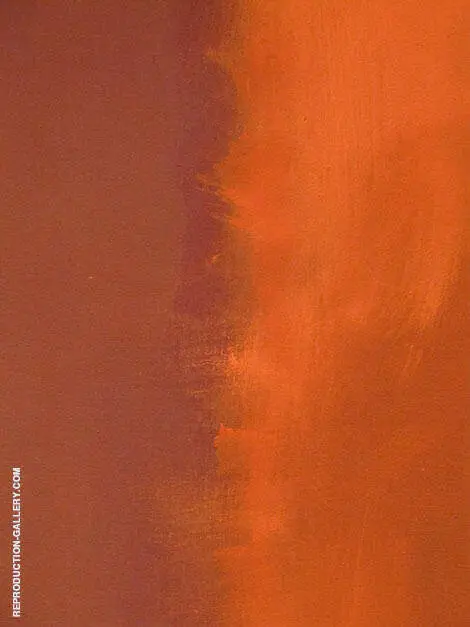 Orange Divide By Mark Rothko (Inspired By)