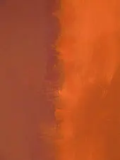 Orange Divide By Mark Rothko (Inspired By)