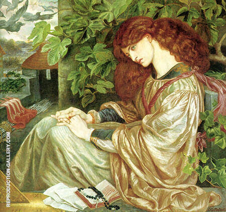 La Pia de Tolomei by Dante Gabriel Rossetti | Oil Painting Reproduction