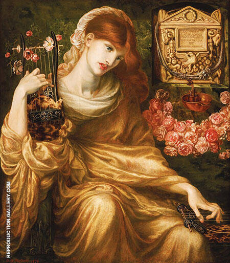 La Viuda Romana by Dante Gabriel Rossetti | Oil Painting Reproduction