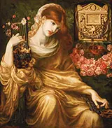 La Viuda Romana By Dante Gabriel Rossetti