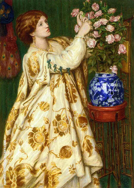 Monna Rosa 1867 By Dante Gabriel Rossetti
