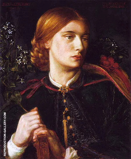 Portrait of Maria Leathart 1862 By Dante Gabriel Rossetti