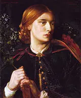 Portrait of Maria Leathart 1862 By Dante Gabriel Rossetti