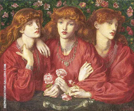 Rosa Triplex A Triple Portrait of May Morris By Dante Gabriel Rossetti