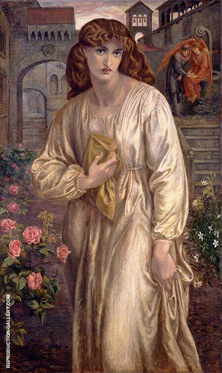 Salutation of Beatrice By Dante Gabriel Rossetti