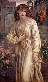 Salutation of Beatrice By Dante Gabriel Rossetti