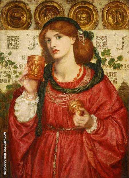 The Loving Cup 1867 By Dante Gabriel Rossetti