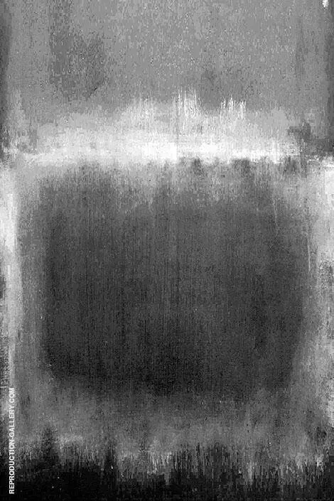 Monochrome Portrait By Mark Rothko (Inspired By)