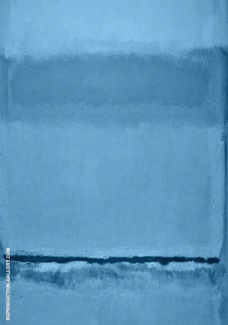Untitled Blue 718B By Mark Rothko (Inspired By)