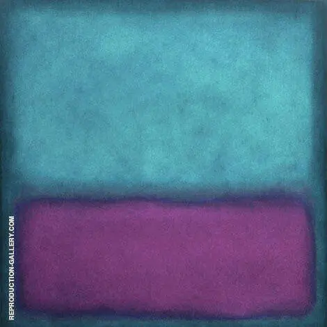 Purple Aqua By Mark Rothko (Inspired By)
