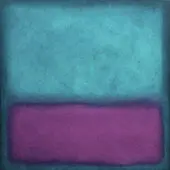 Purple Aqua By Mark Rothko (Inspired By)