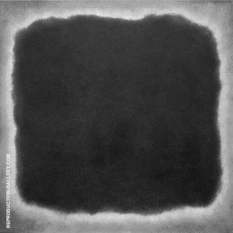 Black and White 18S By Mark Rothko (Inspired By)