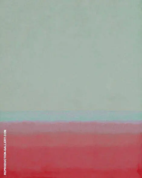 Red and Aqua By Mark Rothko (Inspired By)