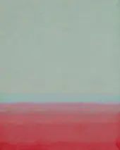 Red and Aqua By Mark Rothko (Inspired By)