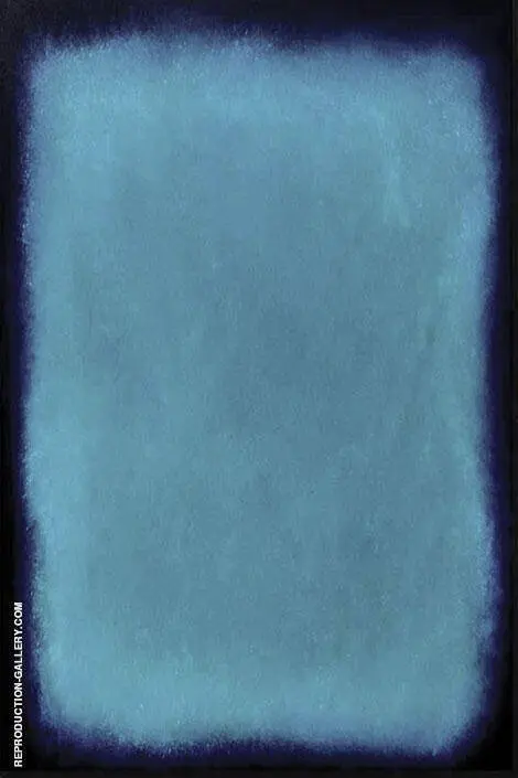 Blue and Marine P 2 By Mark Rothko (Inspired By)