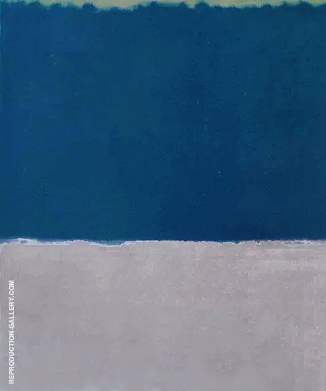Moss Blue and Gray By Mark Rothko (Inspired By)
