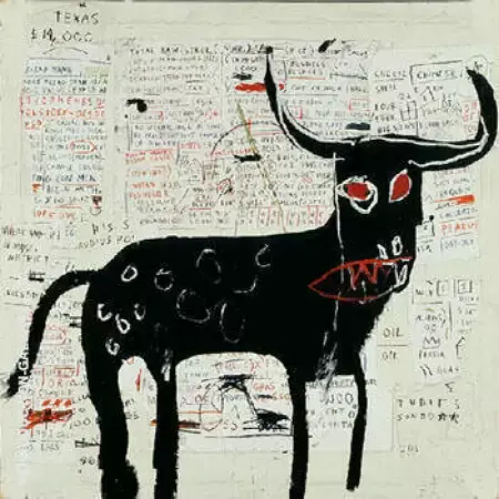 Beef Ribs Longhorn 1982 By Jean Michel Basquiat