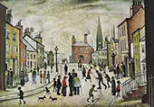 A Lancashire Village 1935 By L-S-Lowry