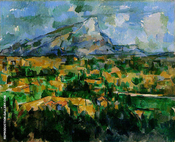 Mont Sainte-Victoire 1902-04 by Paul Cezanne | Oil Painting Reproduction