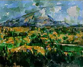 Mont Sainte-Victoire 1902-04 By Paul Cezanne