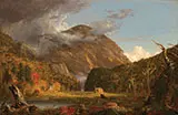 A View of The Mountain Pass Called The Notch of The White Mountains 1839 By Thomas Cole