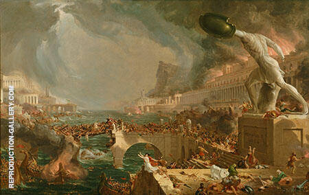 The Course of Empire Destruction 1836 | Oil Painting Reproduction